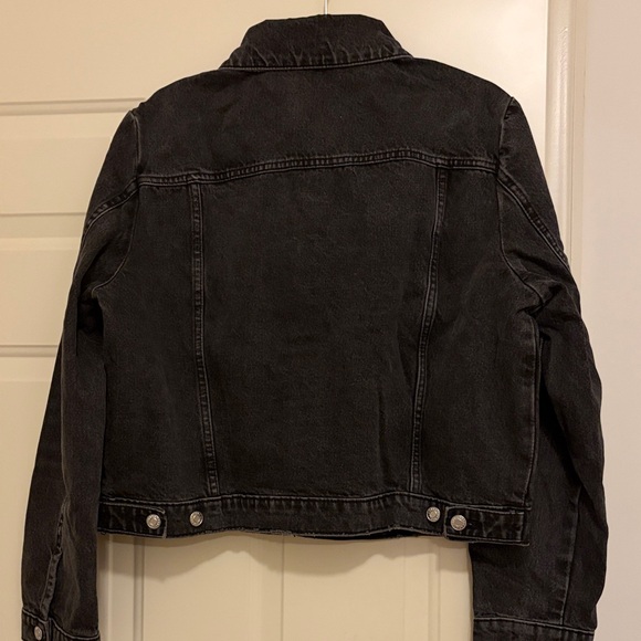 Mango Black Pocketed Denim Jacket/NWT/XXL - Picture 15 of 15